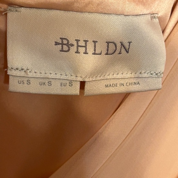 BHLDN Eva Blush chiffon Dress Size Small - Picture 8 of 13